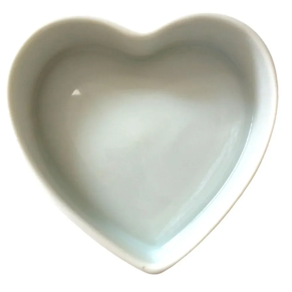 Heart Trinket‎ Jewelry Box Dish Lid Ceramic Flowers Floral Gift Leart Brazil.